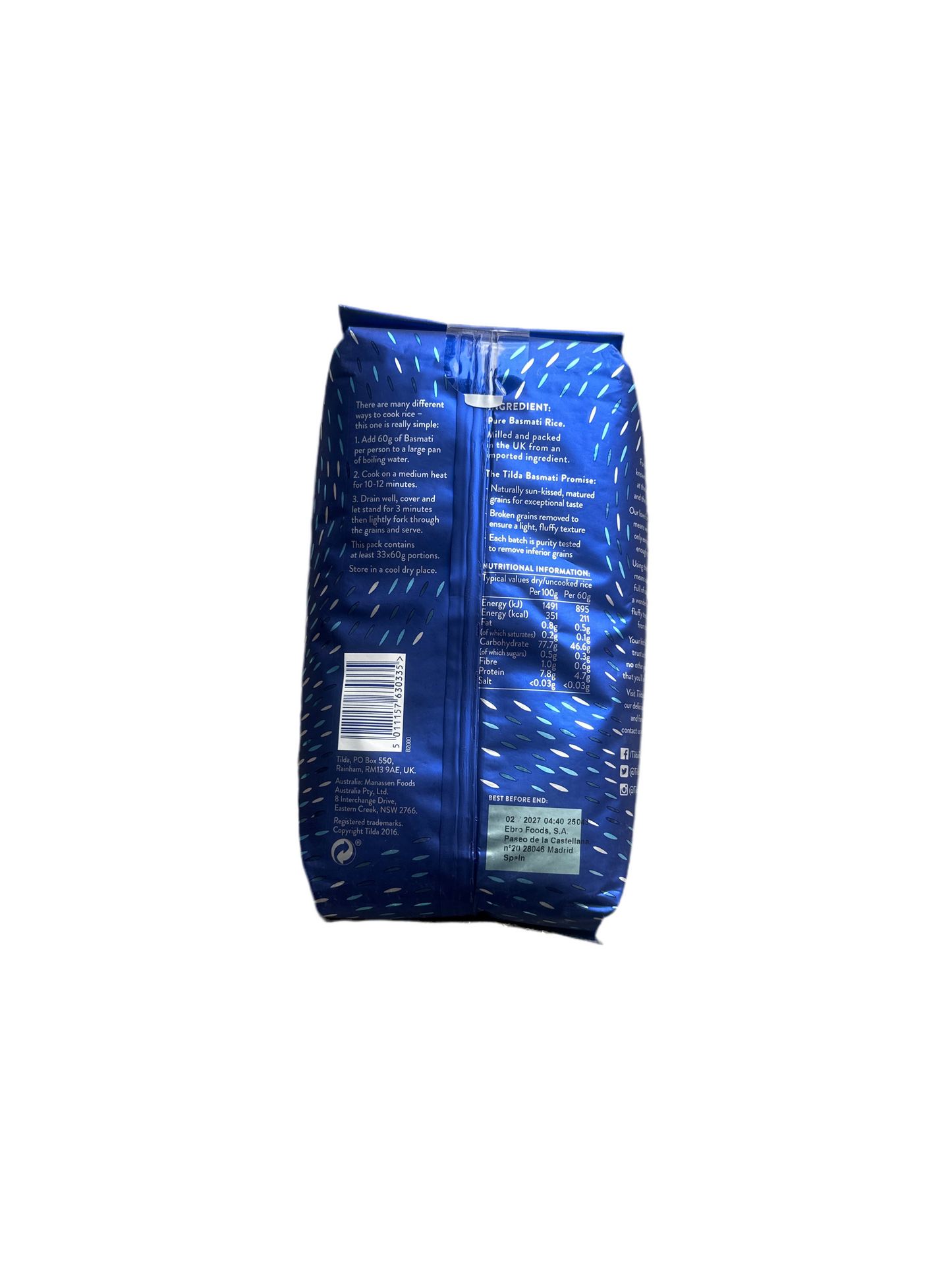 Tilda Basmati Rice 5kg