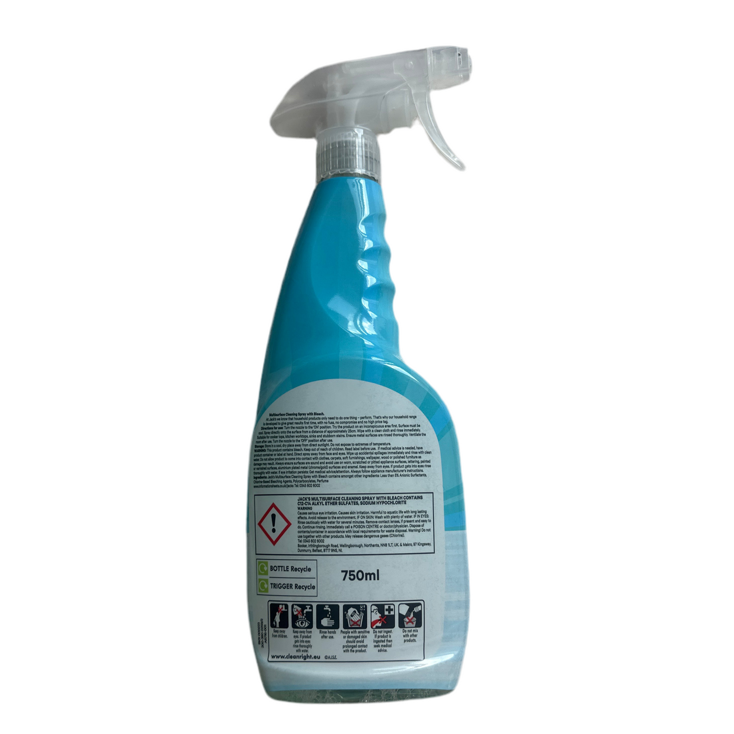 Jacks Multi Surface Bleach 750ml