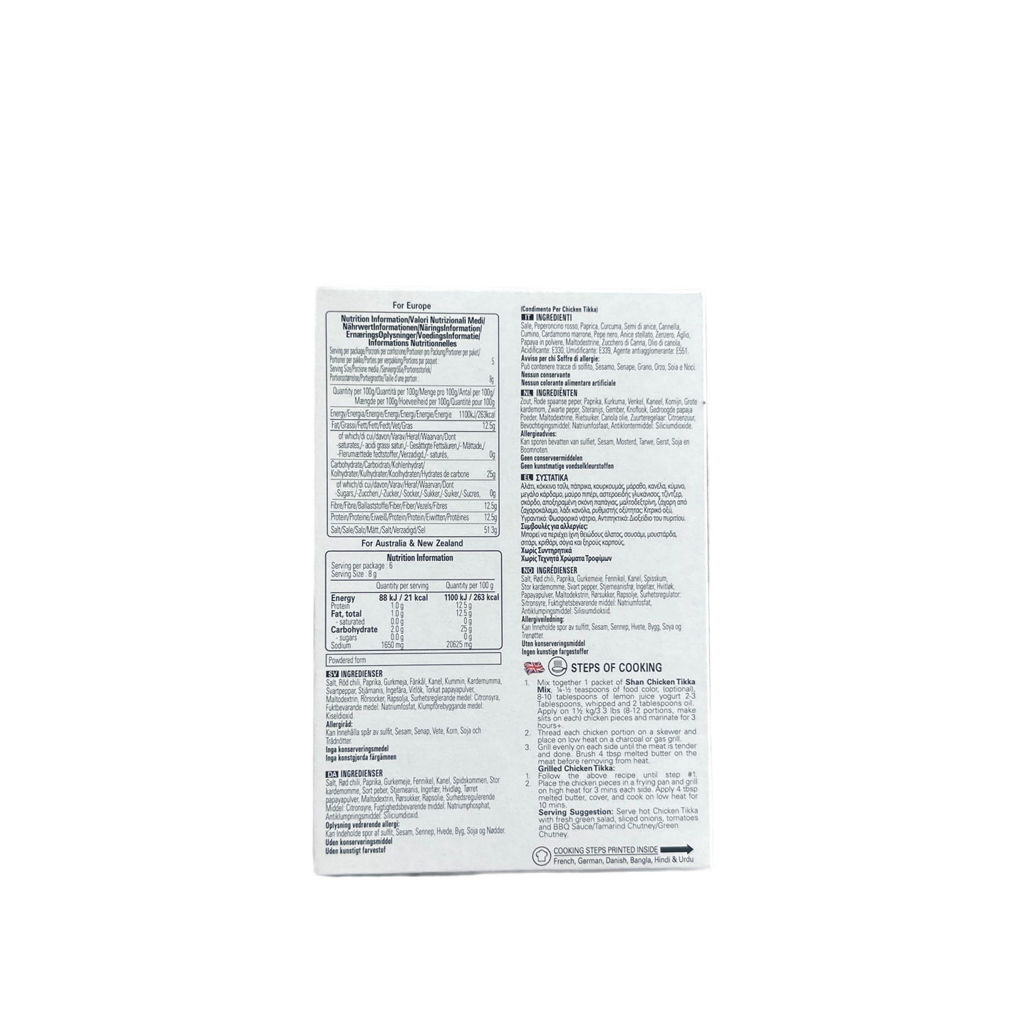 Shan Chicken Tikka BBQ Mix 50g