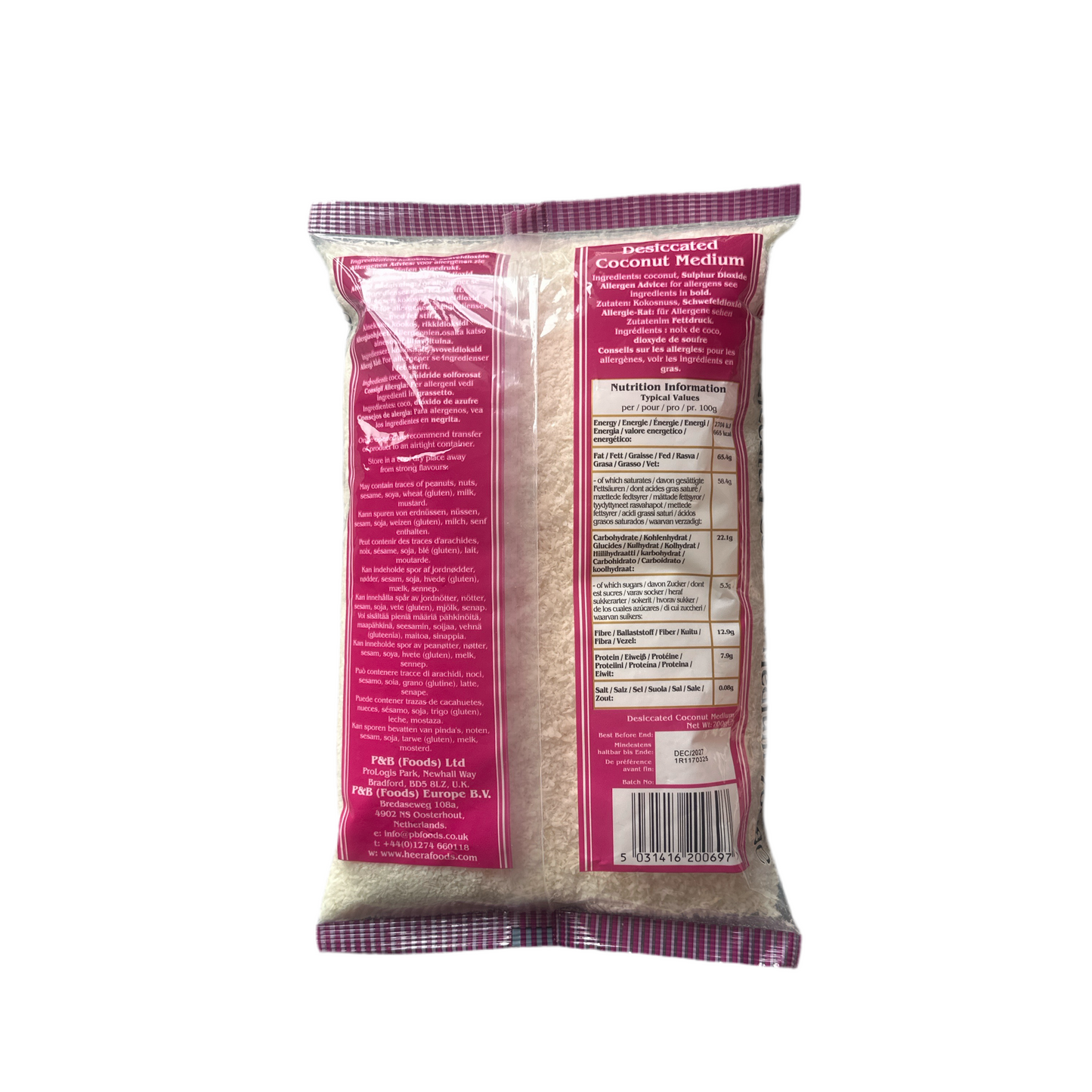 Heera Desicated Coconut Medium 700g