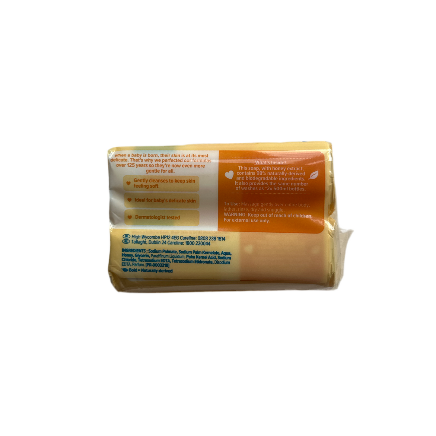 Johnsons Baby Honey Soap 2Pack 180g