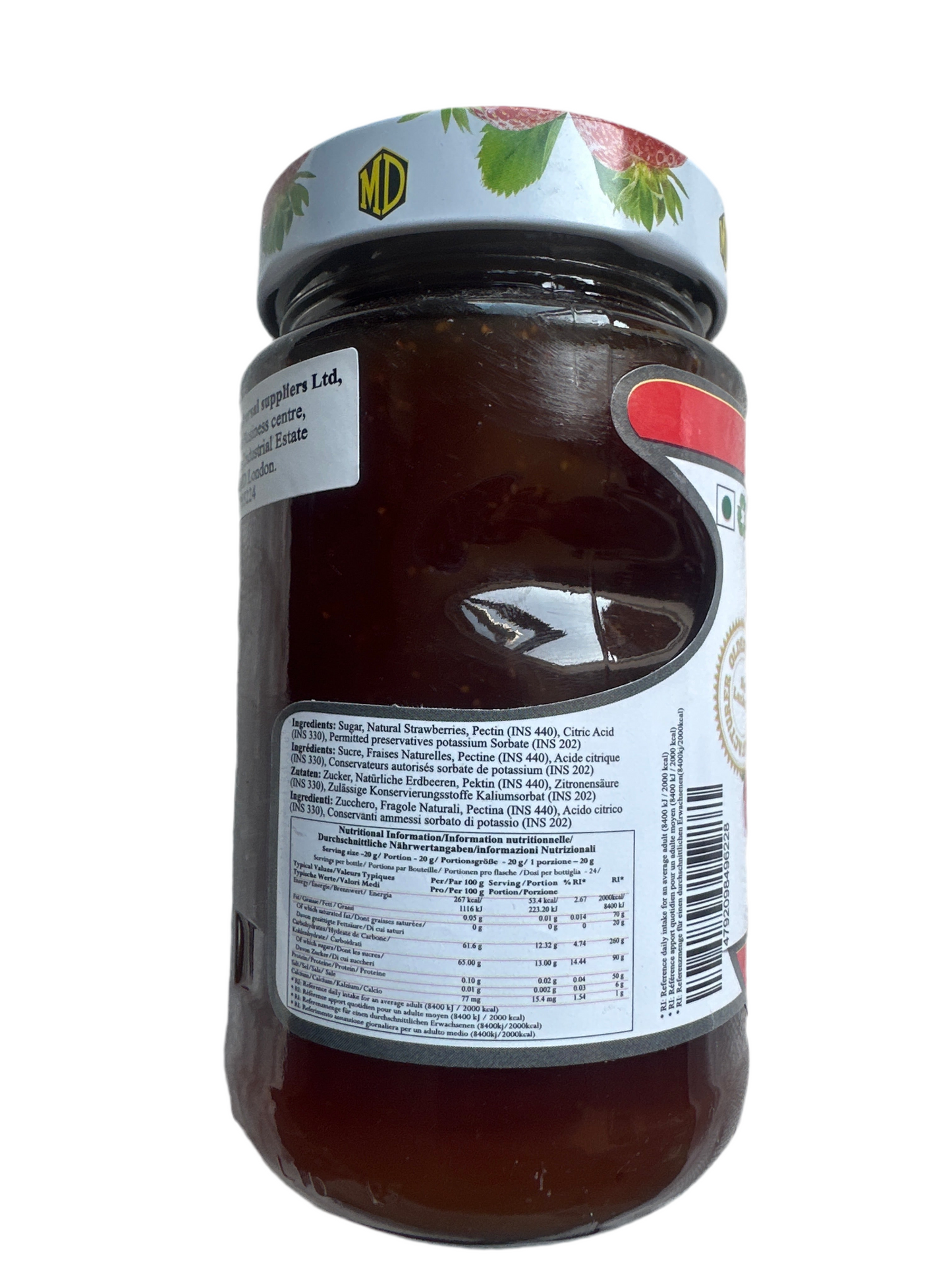 MD Real Strawberry Jam