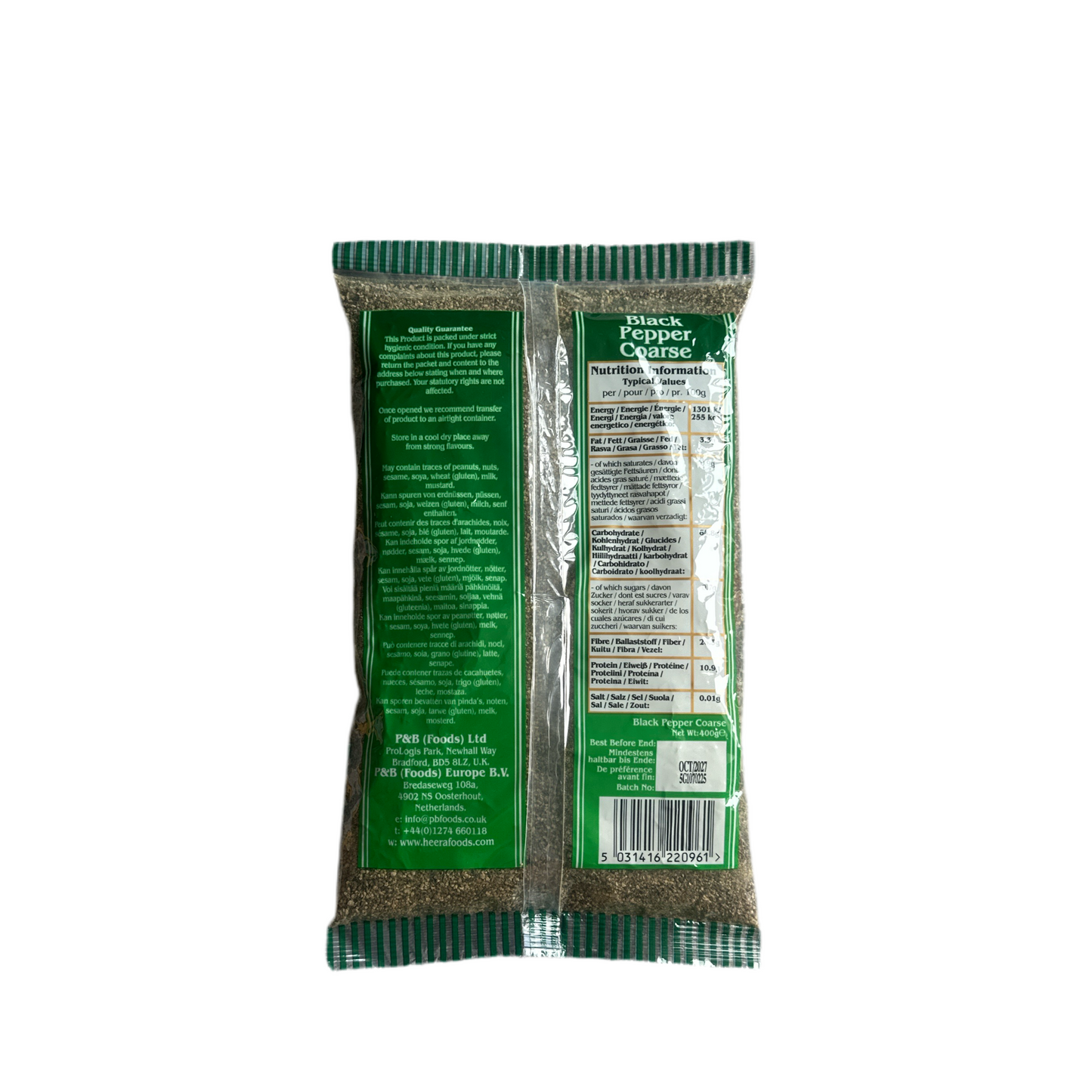 Heera Black Pepper Coarse 400g