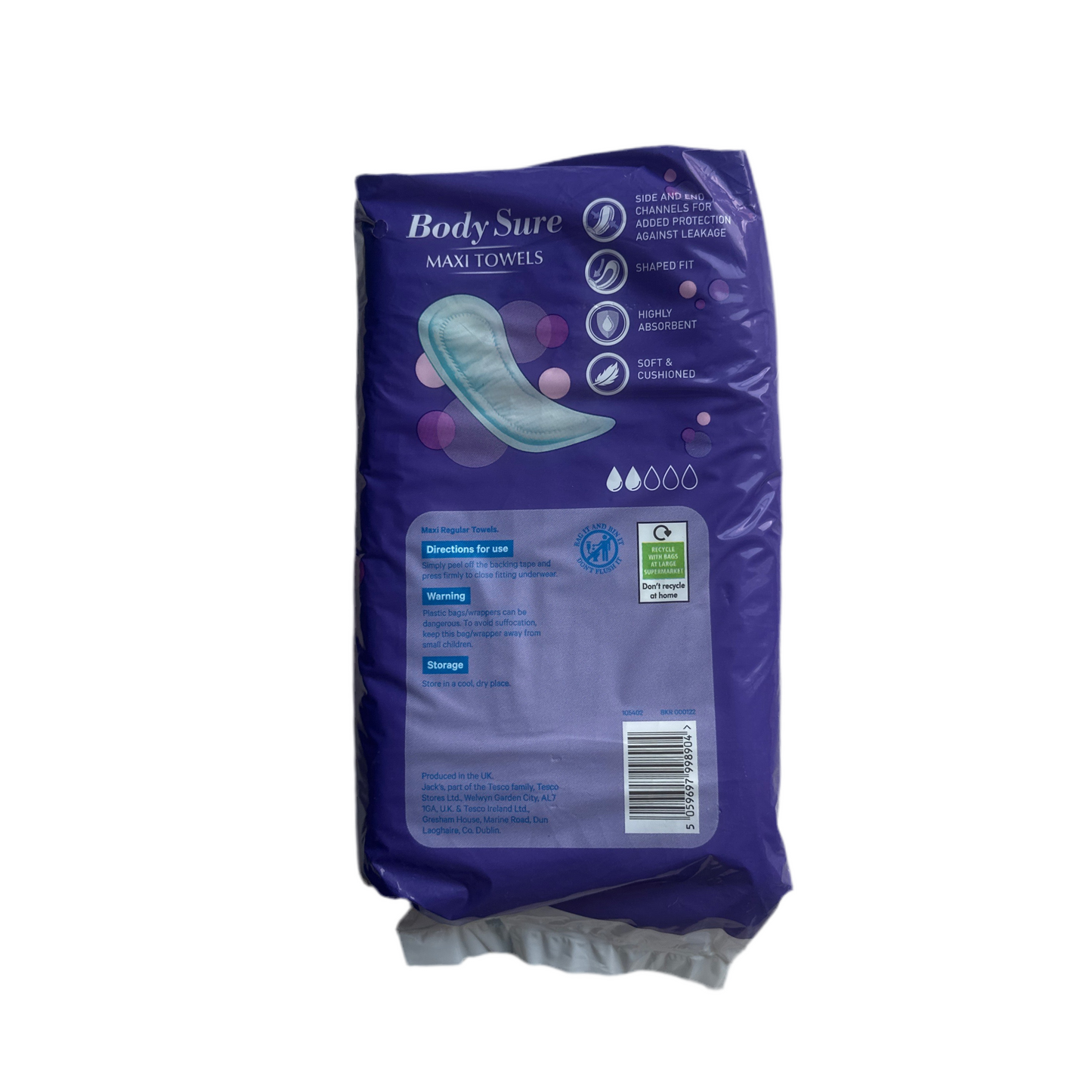 Bodysure Maxi Towels