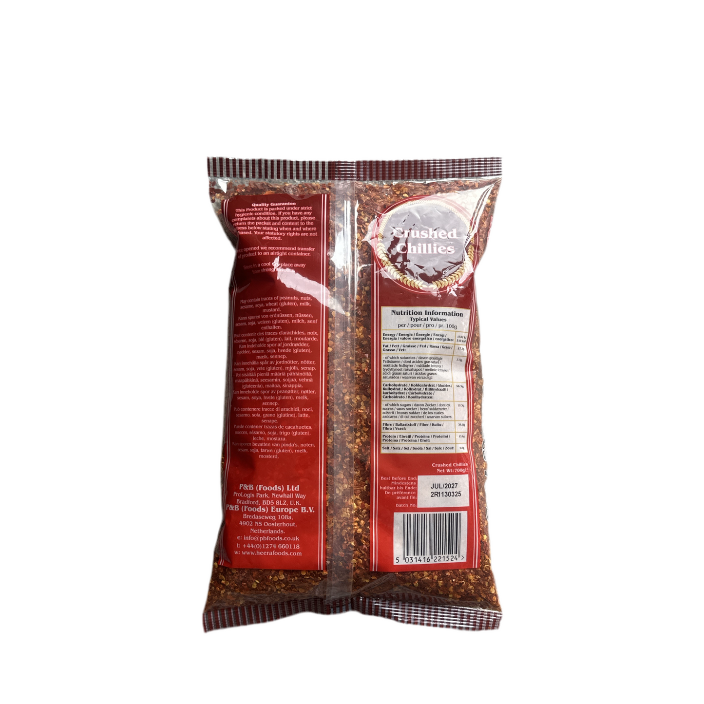 Heera Crushed Chilli 700g