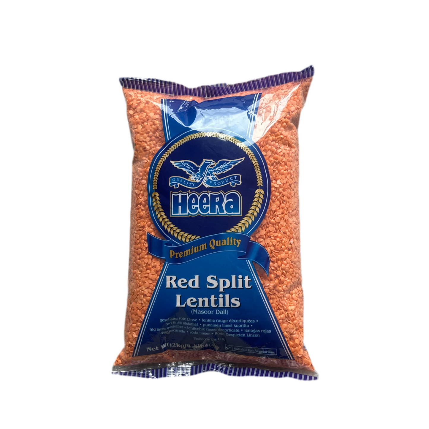 Heera Red Split Lentils 2kg