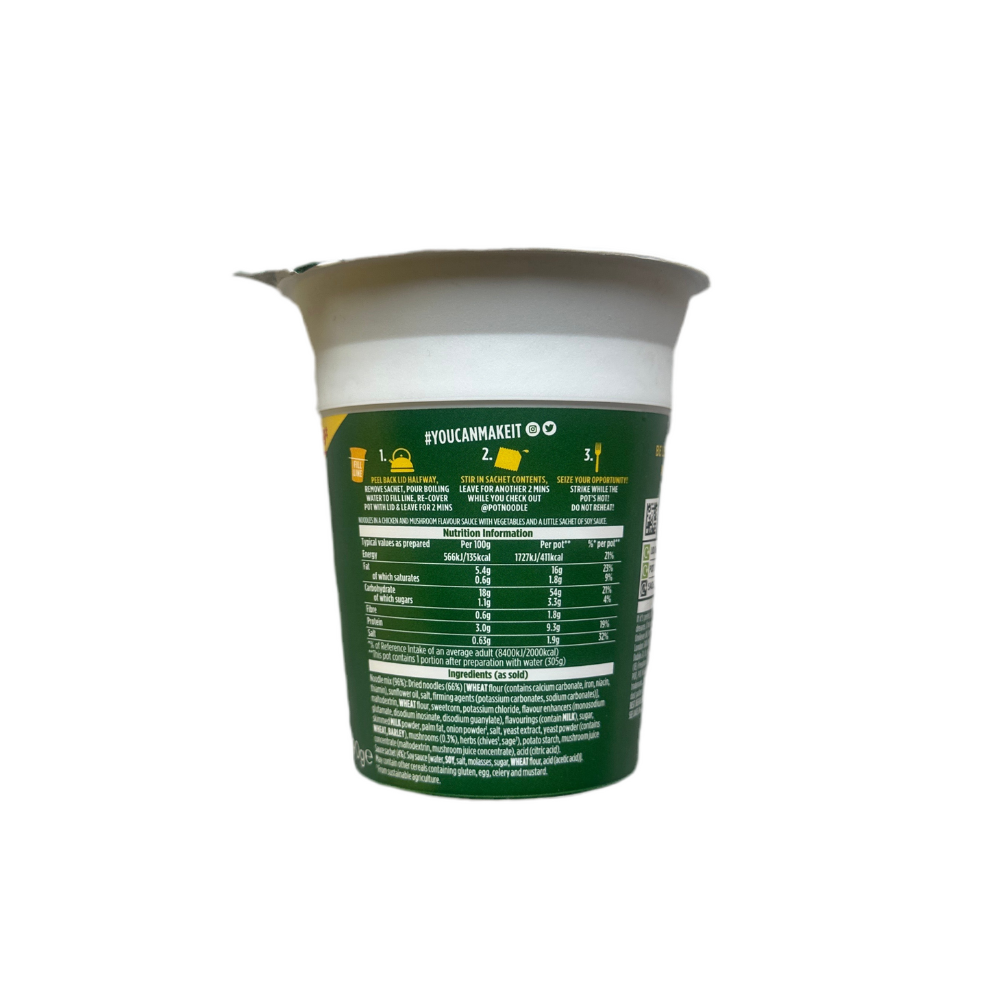 Pot Noodle Chicken & Mushroom 90g