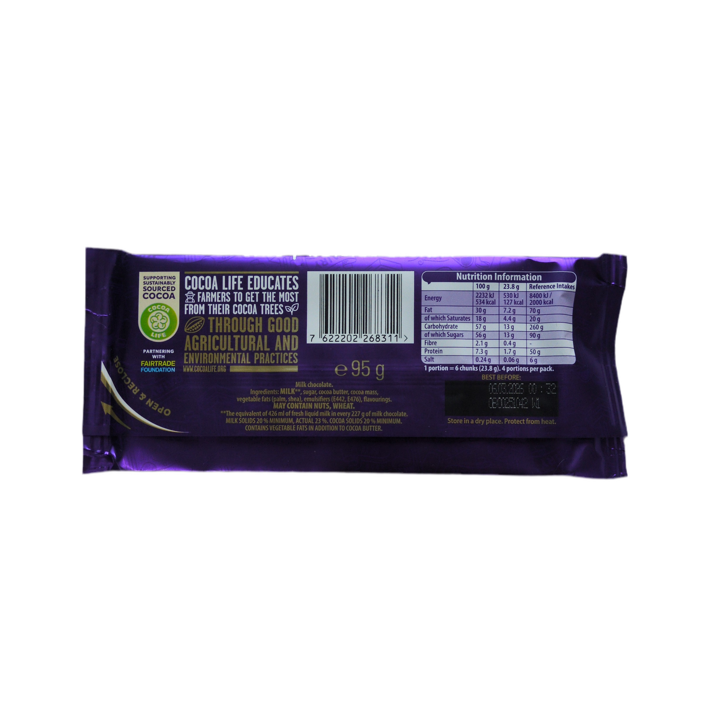 Cadbury Dairy Milk Chocolate 95g