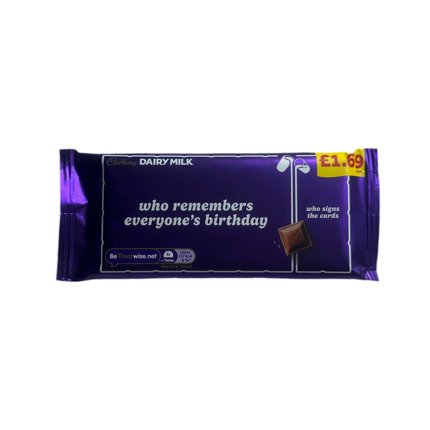 Cadbury Dairy Milk Chocolate 95g