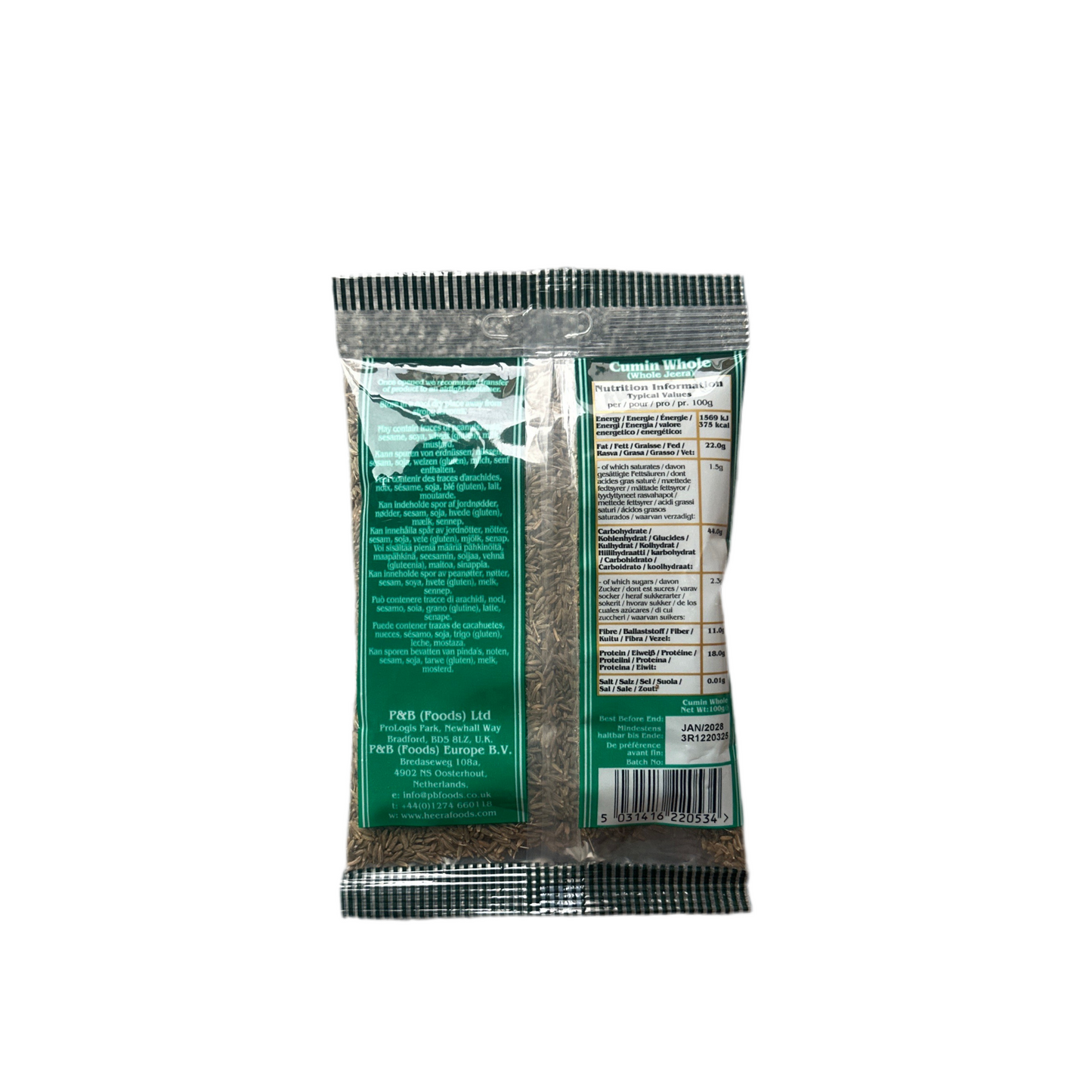 Heera Cumin Whole (Jeera) 100g
