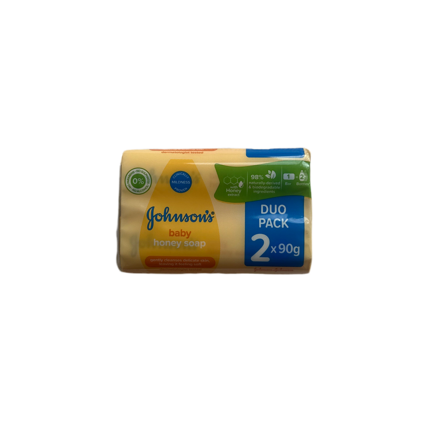 Johnsons Baby Honey Soap 2Pack 180g